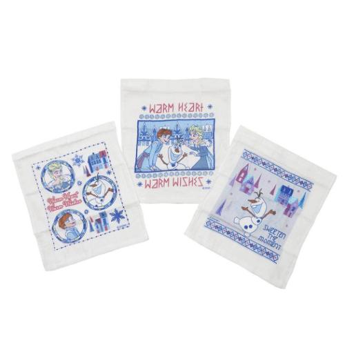アナと雪の女王 おしぼりセット おしぼりタオル 3P ディズニー キャラクター グッズ