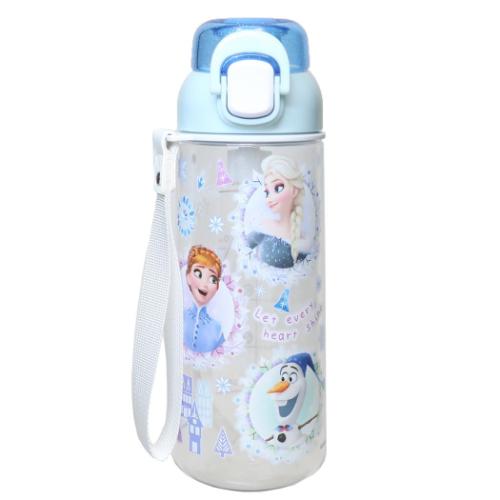 アナと雪の女王 水筒 ワンプッシュストローボトル 600ml ディズニー キャラクター グッズ