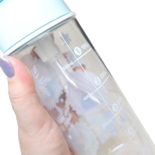 アナと雪の女王 水筒 ワンプッシュストローボトル 600ml ディズニー キャラクター グッズ
