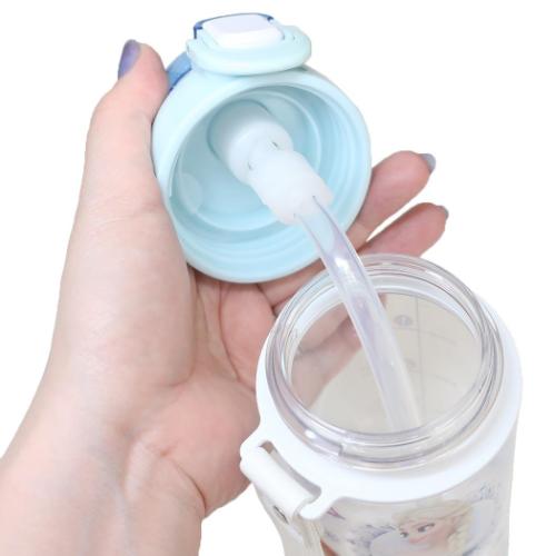 アナと雪の女王 水筒 ワンプッシュストローボトル 600ml ディズニー キャラクター グッズ