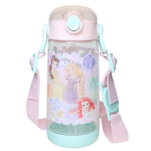 ディズニープリンセス 水筒 ワンプッシュストローボトル 480ml ディズニー キャラクター グッズ