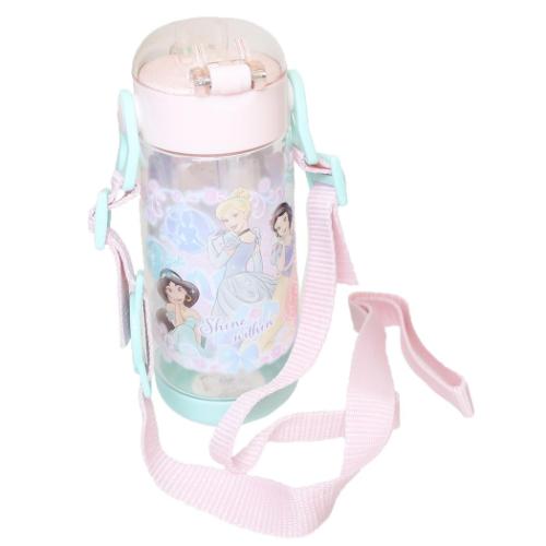 ディズニープリンセス 水筒 ワンプッシュストローボトル 480ml ディズニー キャラクター グッズ