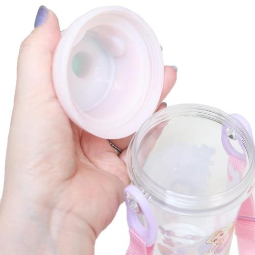 ディズニープリンセス 水筒 食洗機対応 直飲みプラ製ワンタッチクリアボトル 480ml ディズニー キャラクター グッズ