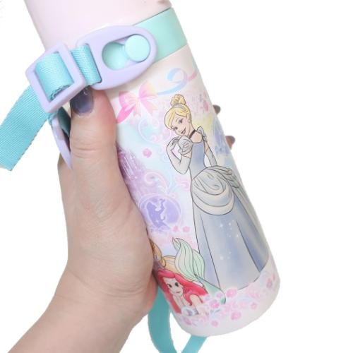 ディズニープリンセス 保温保冷水筒 超軽量 コンパクト2WAYステンレスボトル ディズニー キャラクター グッズ