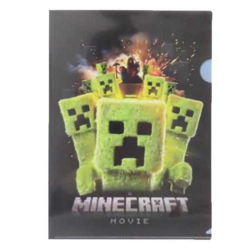 マインクラフト ザ ムービー A4クリアファイル クリアファイル 2 CREEPER Minecraft ゲームキャラクター グッズ メール便可