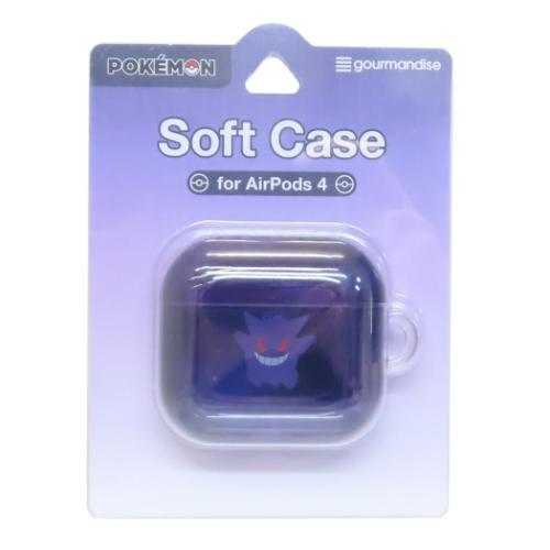 ポケットモンスター エアーポッズケース AirPods 4 対応 ソフトケース ゲンガー ポケモン キャラクター グッズ