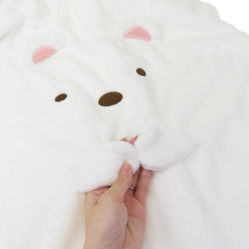 すみっコぐらし ラップタオル 80丈マイクロマキタオル 80cm丈巻き巻きマイクロタオル まきまきしろくま サンエックス