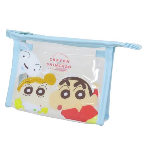 クレヨンしんちゃん コスメポーチ フチイロポーチ あっぷっぷ！ アニメキャラクター グッズ