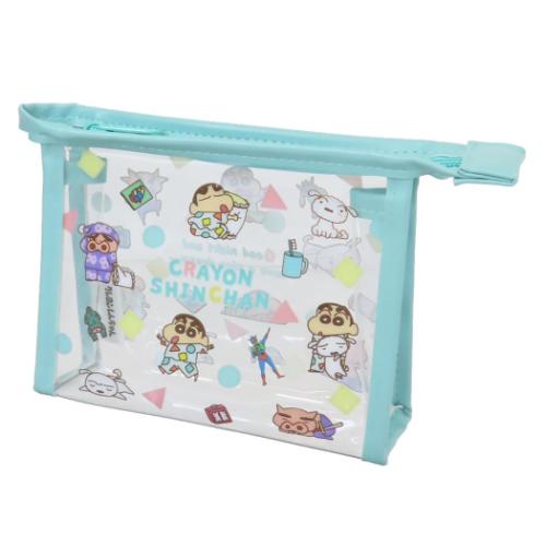 クレヨンしんちゃん コスメポーチ フチイロポーチ パジャマ アニメキャラクター グッズ