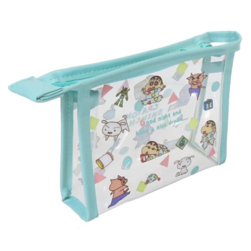 クレヨンしんちゃん コスメポーチ フチイロポーチ パジャマ アニメキャラクター グッズ