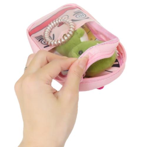 クレヨンしんちゃん ミニポーチ ぬいポーチ 幼稚園バス アニメキャラクター グッズ