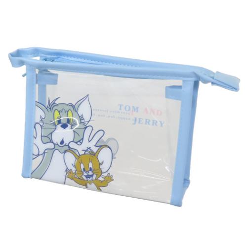 トムとジェリー コスメポーチ フチイロポーチ アップ ワーナーブラザース キャラクター グッズ