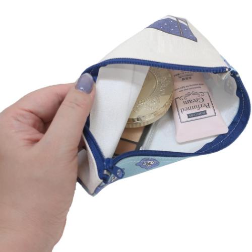 冬眠できないクマ コスメポーチ フラットポーチ 眠れない キャラクター グッズ メール便可