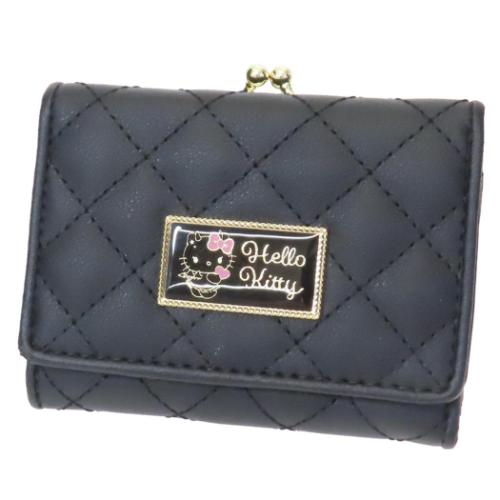 ハローキティ レディース財布 口金財布 天使と小悪魔 ブラック サンリオ キャラクター グッズ