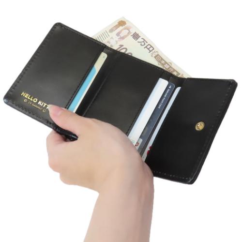 ハローキティ レディース財布 口金財布 天使と小悪魔 ブラック サンリオ キャラクター グッズ