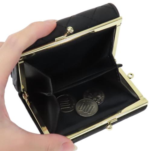 ハローキティ レディース財布 口金財布 天使と小悪魔 ブラック サンリオ キャラクター グッズ