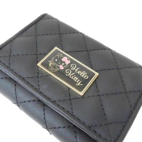 ハローキティ レディース財布 口金財布 天使と小悪魔 ブラック サンリオ キャラクター グッズ