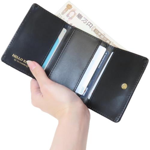 ハローキティ レディース財布 口金財布 日焼けキティ ゼブラ ブラック サンリオ キャラクター グッズ