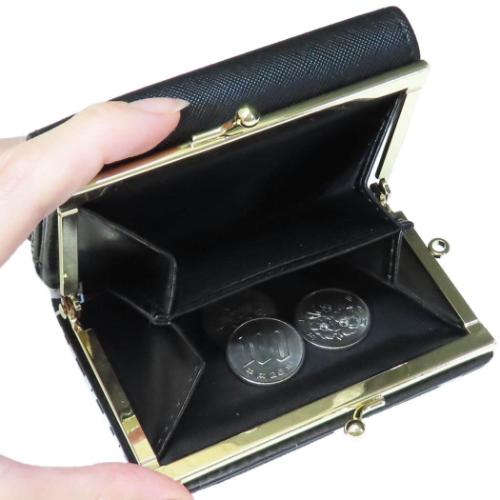 ハローキティ レディース財布 口金財布 日焼けキティ ゼブラ ブラック サンリオ キャラクター グッズ