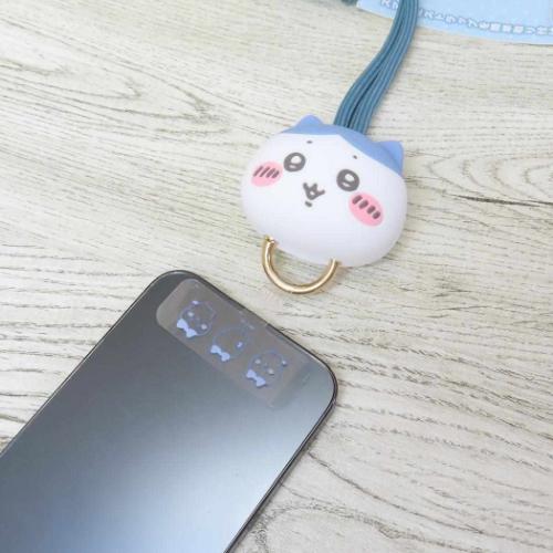 ちいかわ スマホアクセ マルチリングプラス マスコットストラップ ハチワレ キャラクター グッズ