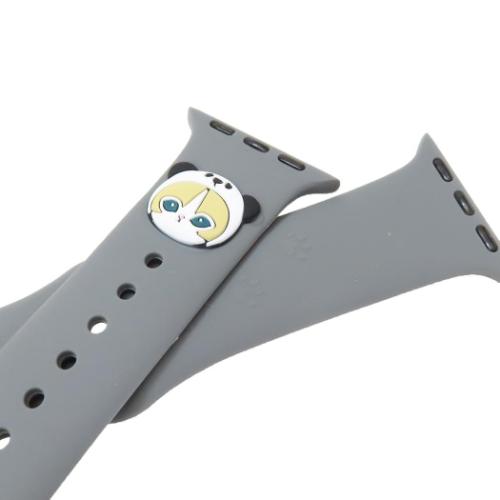 モフサンド アップルウォッチ替えバンド Apple Watch 42 41 40 38mm対応シリコンバンド パンダにゃん mofusand メール便可