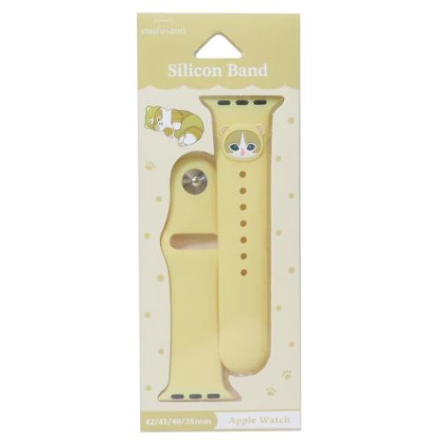 モフサンド アップルウォッチ替えバンド Apple Watch 42 41 40 38mm対応シリコンバンド くまにゃん mofusand メール便可
