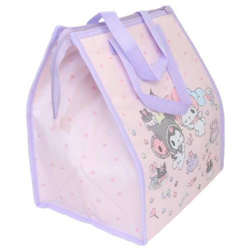 マイメロディ&クロミ 保冷バッグ 保冷保温スクエアトートバッグ アニバーサリー サンリオ キャラクター グッズ