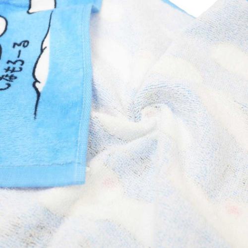 シナモロール フェイスタオル プリントロングタオル しなもろーるふぇいす サンリオ キャラクター グッズ メール便可