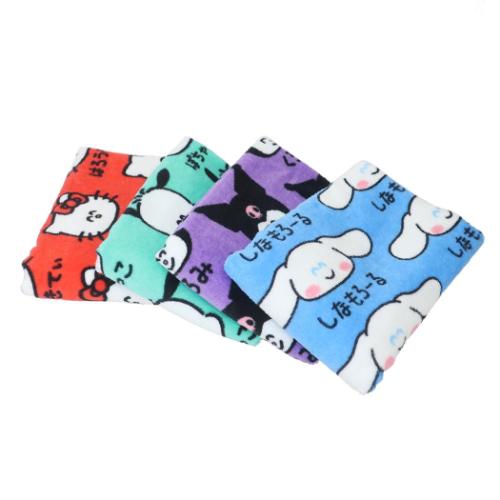シナモロール フェイスタオル プリントロングタオル しなもろーるふぇいす サンリオ キャラクター グッズ メール便可