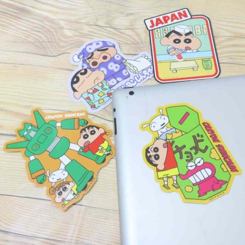 クレヨンしんちゃん ビッグシール アウトドアステッカー 寿司 アニメキャラクター グッズ メール便可