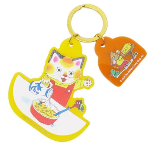 リチャードスキャリー キーリング カラーアクリルキーホルダー ハックルとローリー 絵本キャラクター グッズ メール便可