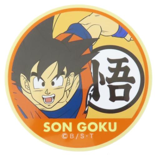 ドラゴンボール超 ビッグシール アウトドアステッカー 孫悟空 サークル アニメキャラクター グッズ メール便可