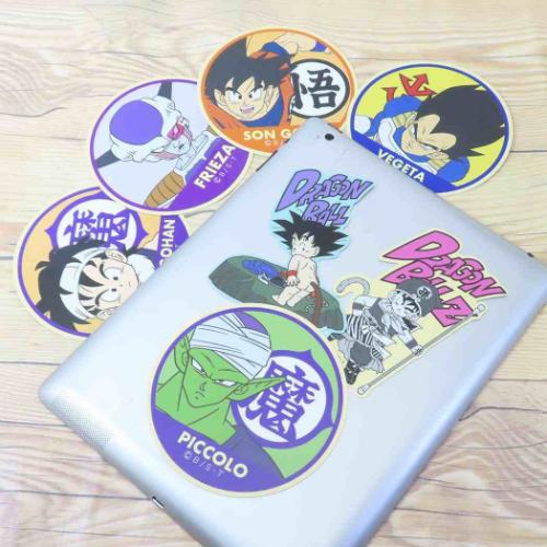 ドラゴンボール超 ビッグシール アウトドアステッカー 孫悟空 サークル アニメキャラクター グッズ メール便可