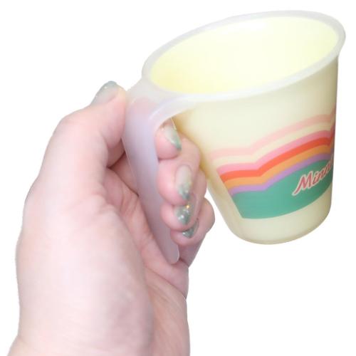 ミニーマウス プラカップ ハンドル付スタッキングタンブラー レトロ ディズニー キャラクター グッズ