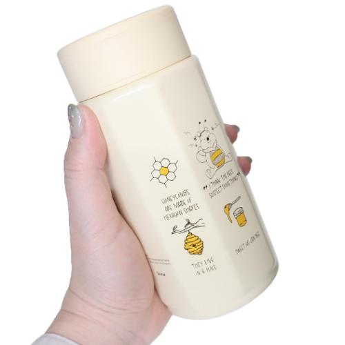くまのプーさん 保温保冷水筒 八角形ステンレスボトル350ml ディズニー キャラクター グッズ