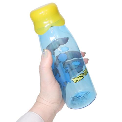 くまのプーさん 水筒 牛乳瓶型ボトル 500ml レトロ ディズニー キャラクター グッズ
