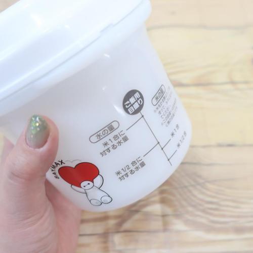 ベイマックス 電子レンジごはん調理容器 ご飯メーカー スノコ付き蒸し器対応 ディズニー キャラクター グッズ