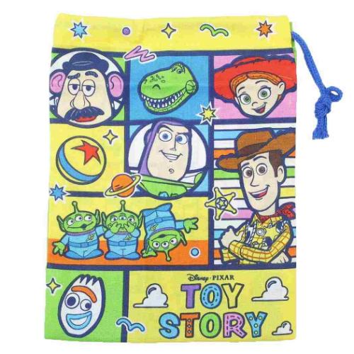 トイストーリー 巾着袋 コップ袋 25 ディズニー キャラクター グッズ メール便可