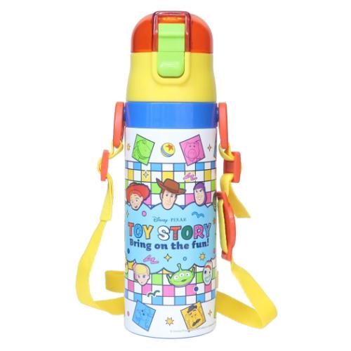 トイストーリー 保冷水筒 超軽量 コンパクトロック付 ワンプッシュダイレクトステンレスボトル 470ml 25 ディズニー