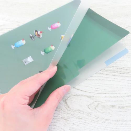 ピクセルック ポケットファイル A5ポケットクリアファイル 喫茶店 かわいい グッズ メール便可