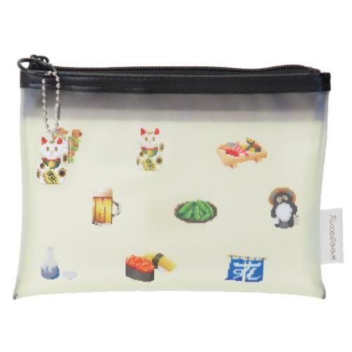 ピクセルック コスメポーチ PVCポーチ 居酒屋 かわいい グッズ メール便可
