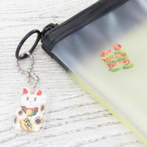 ピクセルック コスメポーチ PVCポーチ 居酒屋 かわいい グッズ メール便可