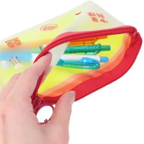 ピクセルック コスメポーチ PVCポーチ 町中華 かわいい グッズ メール便可