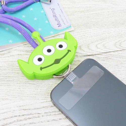 トイストーリー スマホアクセ マルチリングプラス マスコットストラップ エイリアン ディズニー キャラクター グッズ メール便可