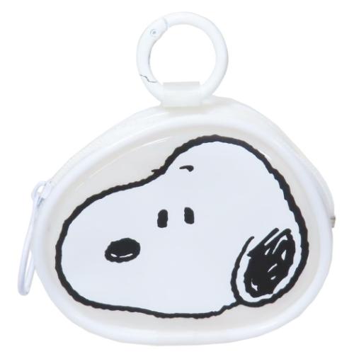 スヌーピー ミニポーチ ガジェットクリアポーチ ホワイト ピーナッツ キャラクター グッズ メール便可