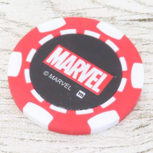 スパイダーマン ゴルフ用品 ゴルフマーカー コイン型 マークウェブ MARVEL キャラクター グッズ メール便可