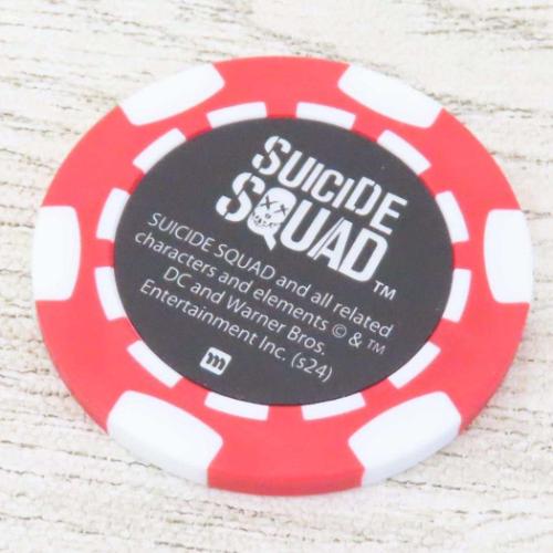 スーサイドスクワッド ゴルフ用品 ゴルフマーカー コイン型 マークハーレイクイン DCコミック 映画キャラクター グッズ メール便可