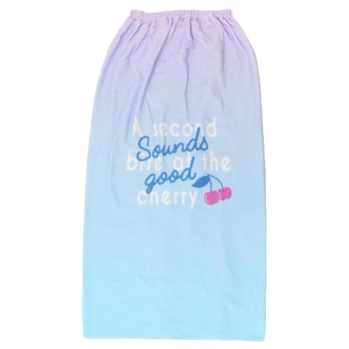 ラップタオル 巻きタオル100cm グラデチェリー 海プール着替えタオル グッズ