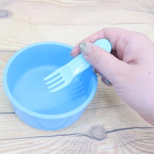 ハンギョドン お弁当箱 抗菌丸型ランチボックス2段 500ml フォーク付き サンリオ キャラクター グッズ