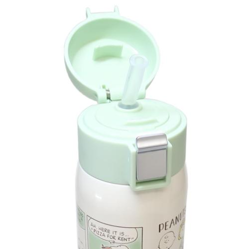 スヌーピー 水筒 ワンタッチストローボトル 350ml ピーナッツ キャラクター グッズ